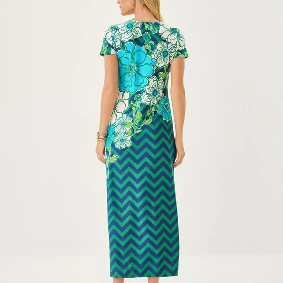 🆕 Lilly Pulitzer CHILLYLILLY KADEN MAXI UPF 50+ “Starlight” MSRP $248 NWT sz LG - Picture 8 of 10